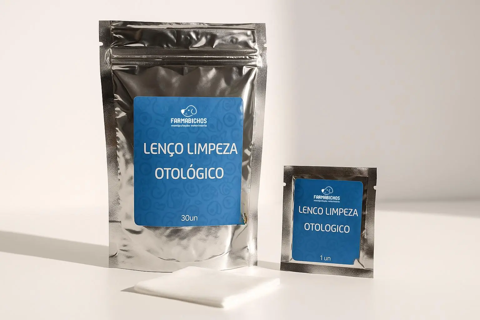 Imagem do Lenço Limpeza Otológico