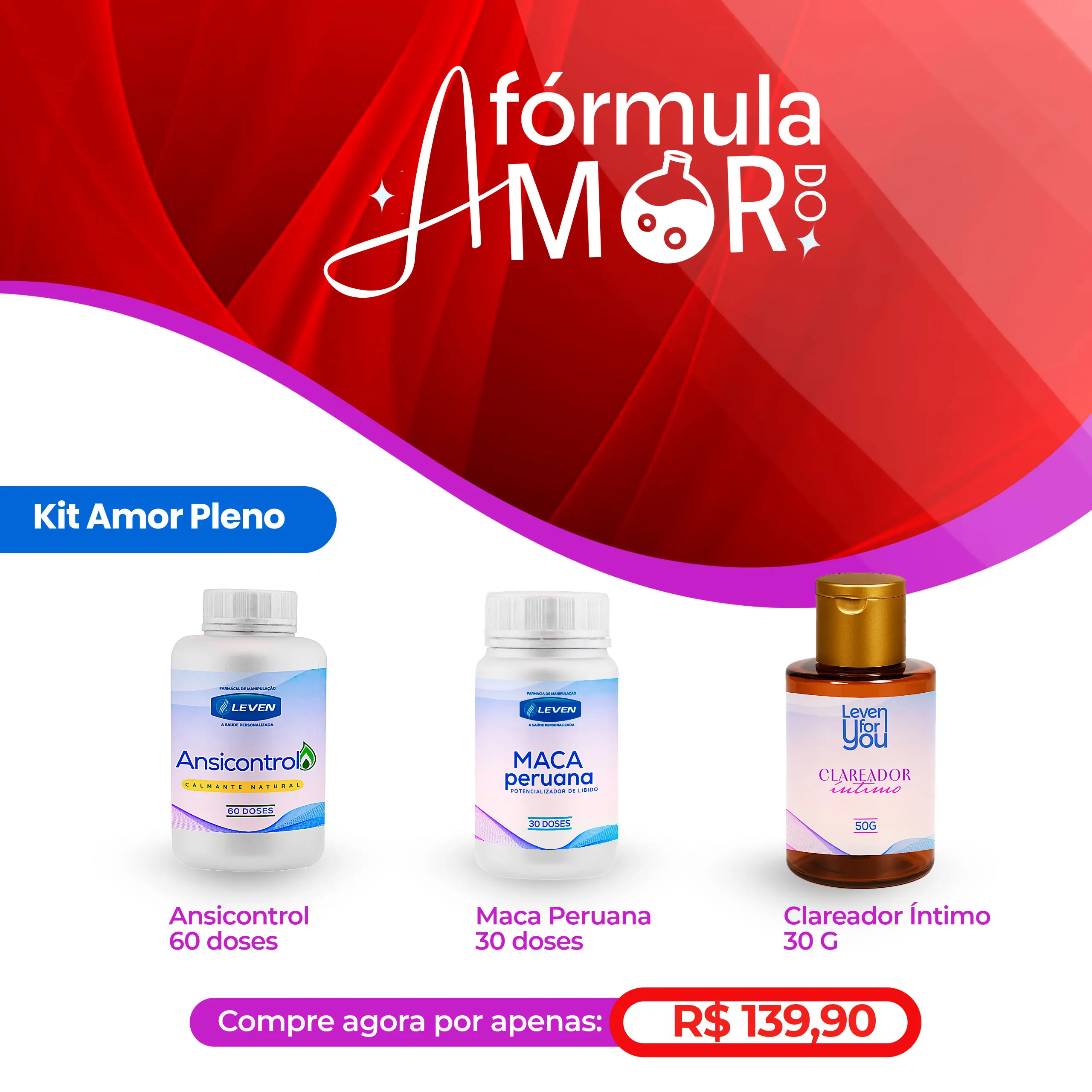 Imagem do Kit Fórmula do Amor Pleno