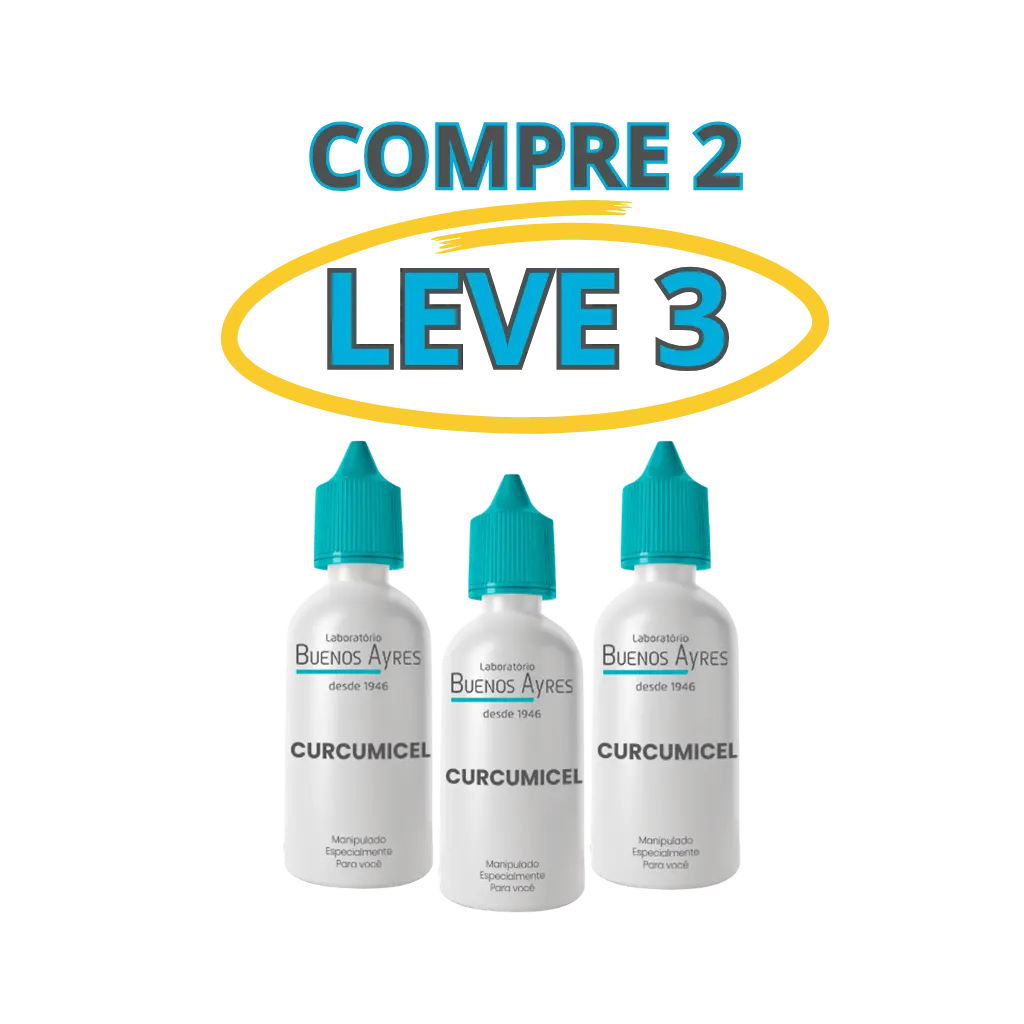 Imagem do 3x Curcumicel 185x 500mg