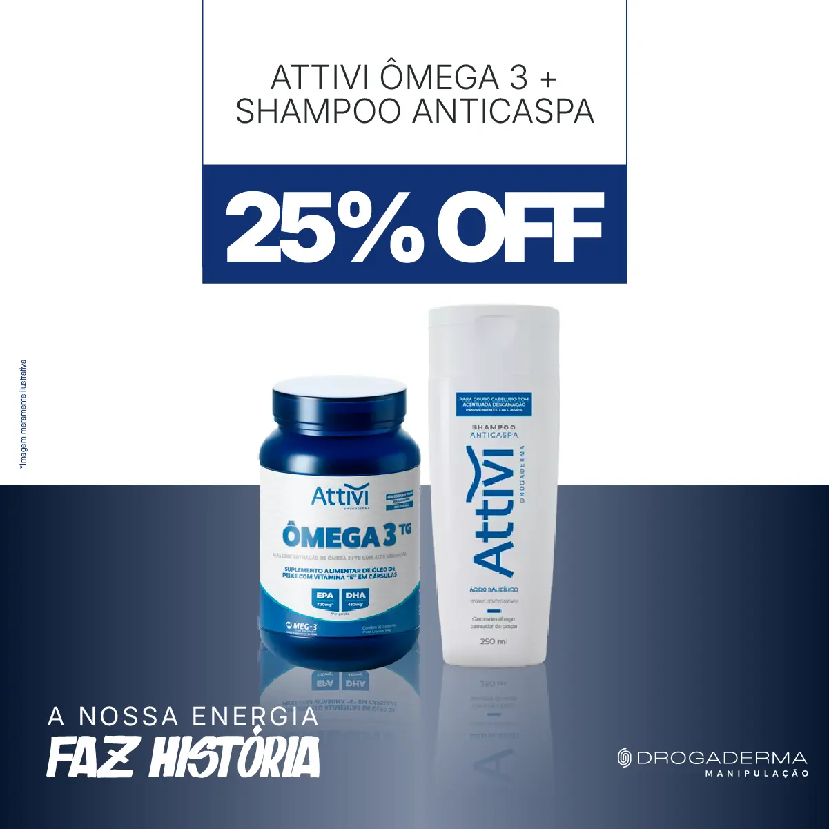 Imagem do Combo Ômega 3 + Anticaspa