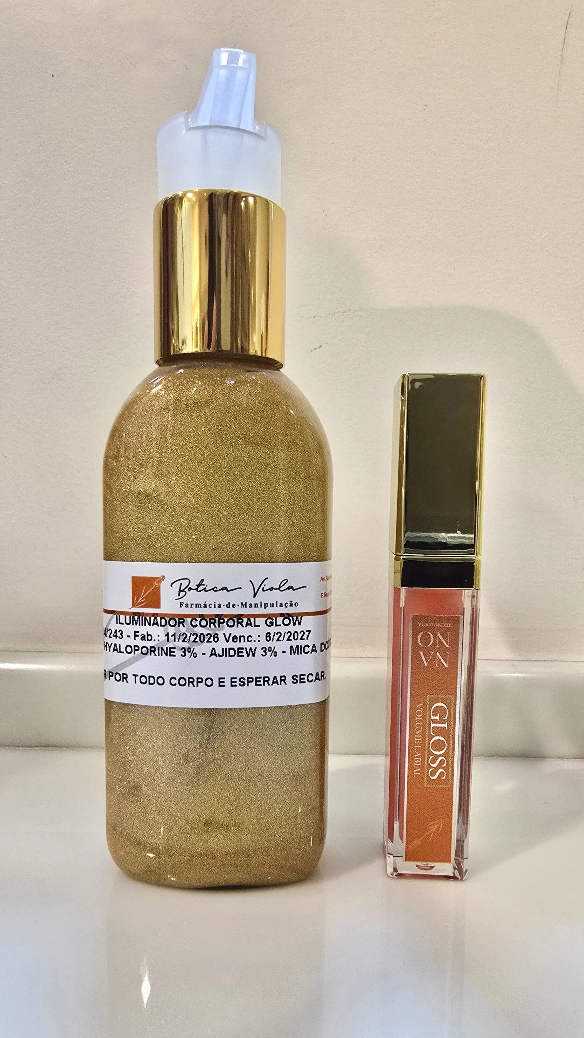 Imagem do Combo Gloss+Iluminador