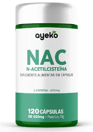 Imagem do NAC (N-ACETILCISTEINA)
