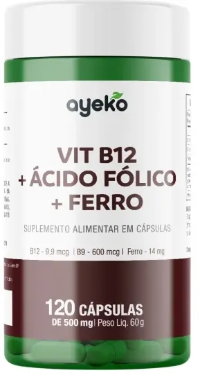 Imagem do VIT B12+AC FOLICO+FERRO