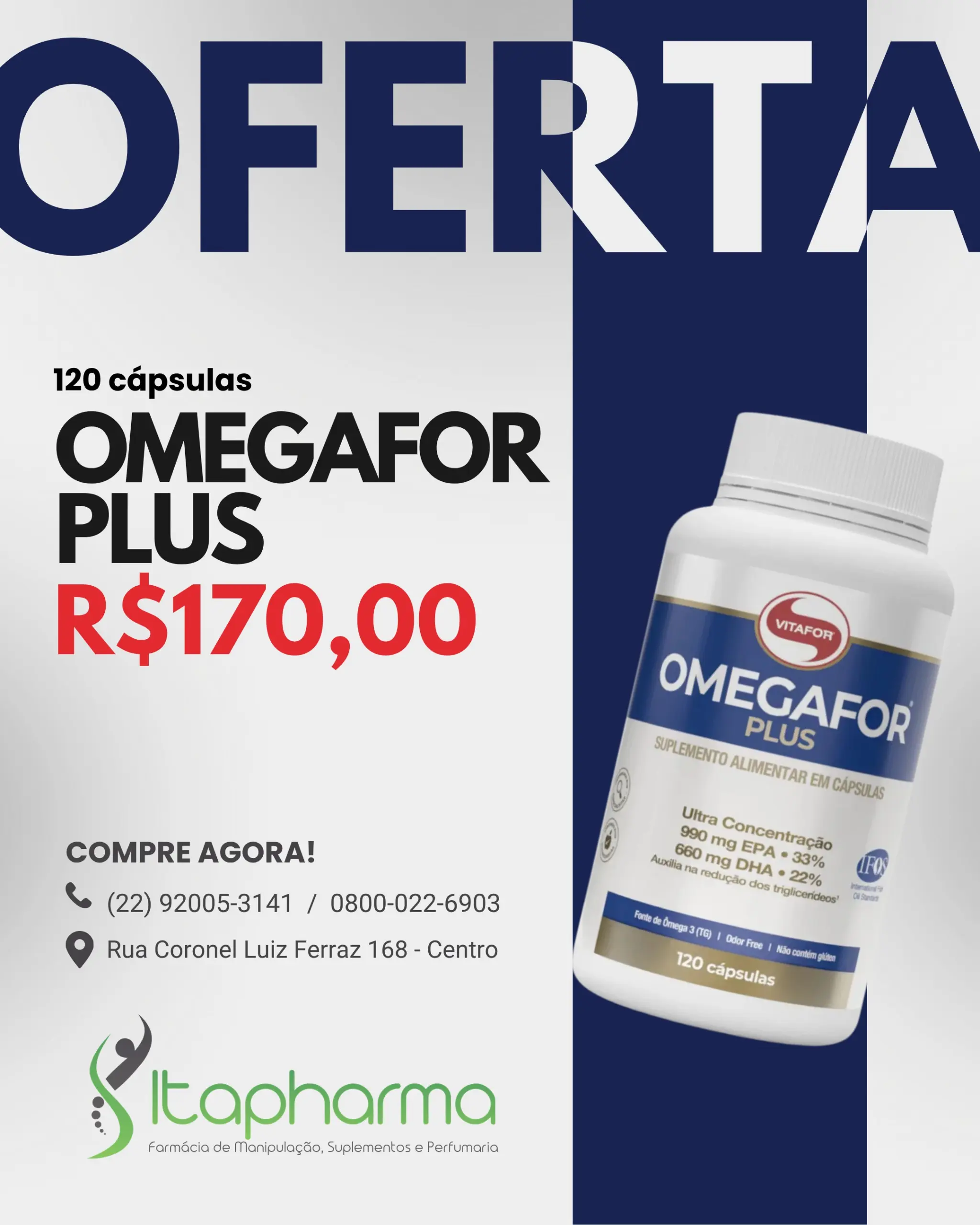 Imagem do Omegafor 120 Cápsulas