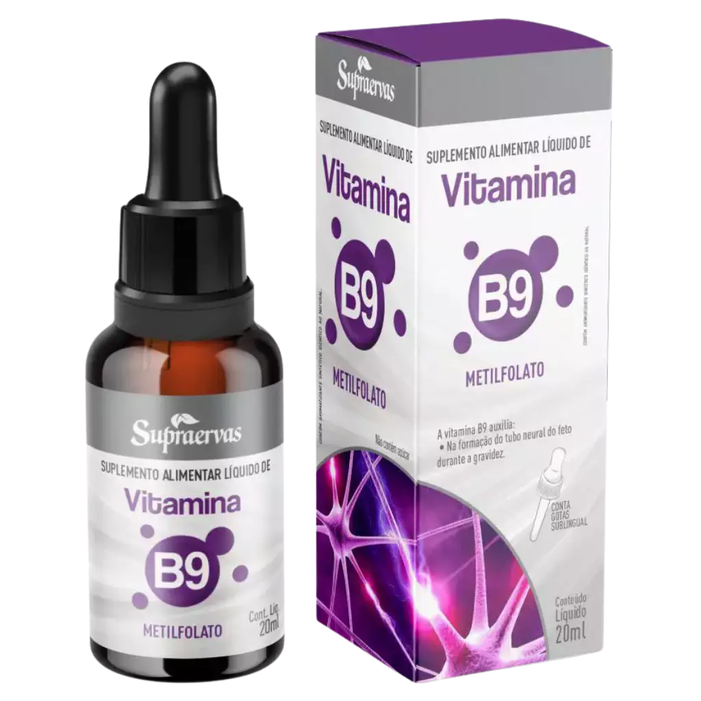 Imagem do Vitamina B9 - Metilfolato