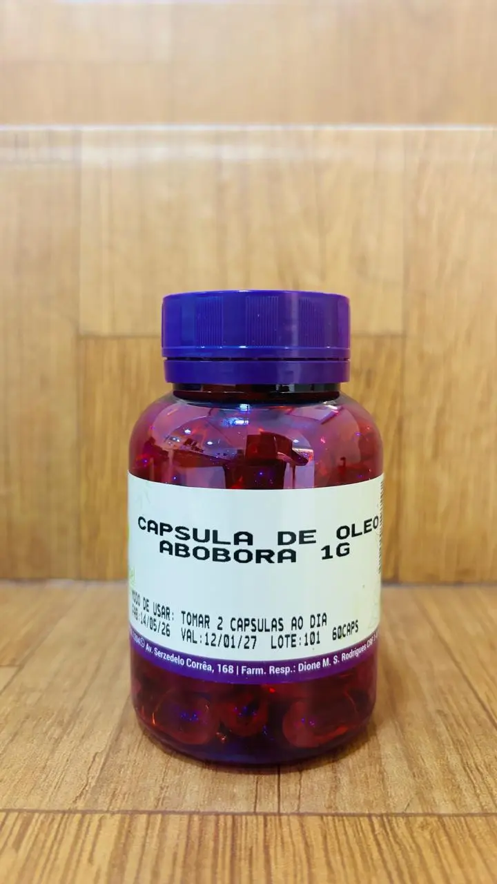 Imagem do CAPS. OLEO DE ABOBORA