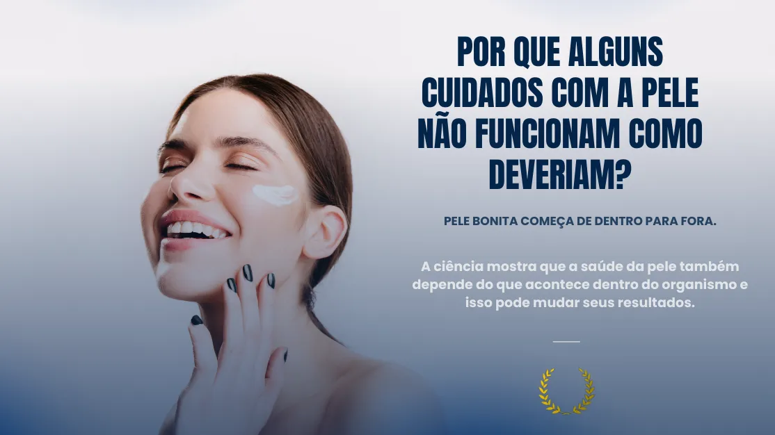 Nem sempre o problema da pele está na superfície.