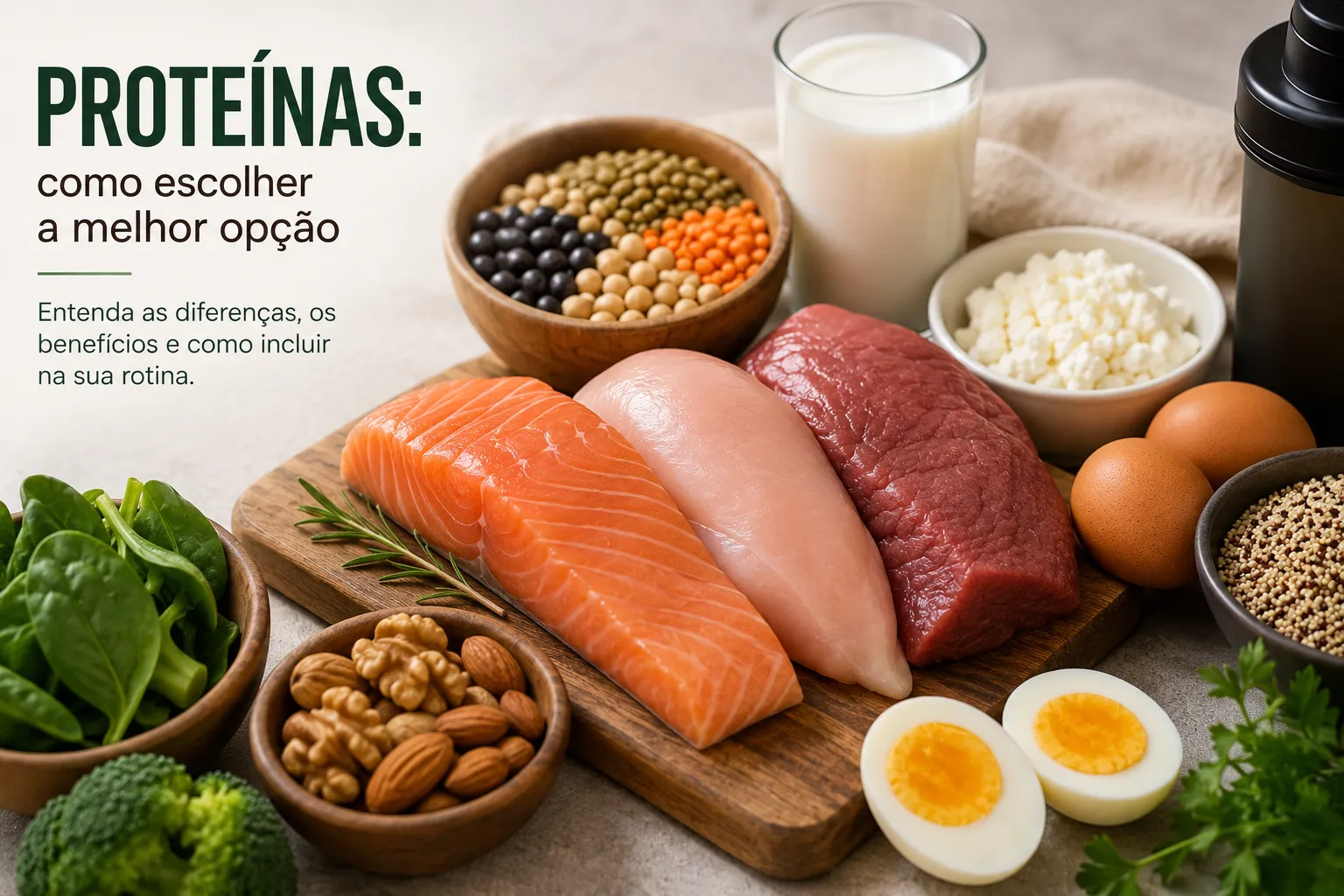 Proteínas: como escolher a melhor opção